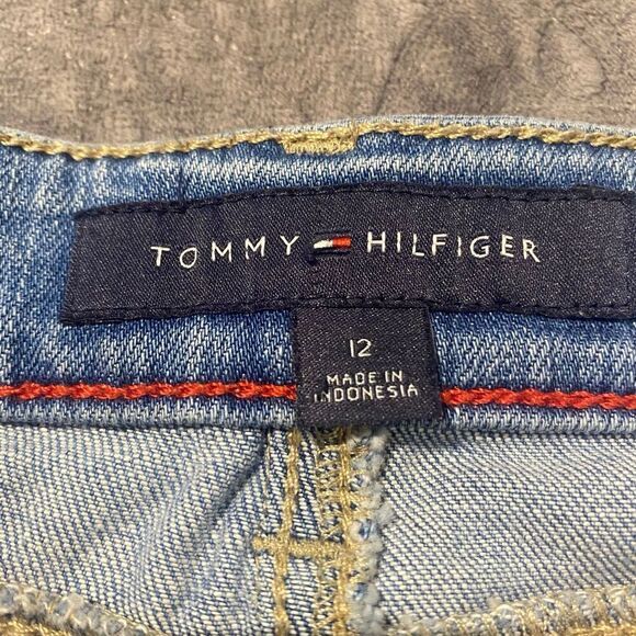 Tommy Hilfiger Side Stripe Boyfriend Jeans Size 12 - Picture 9 of 11